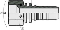 INTERLOCK JIC 74° CONE