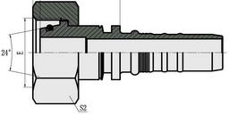 INTERLOCK METRIC 24° CONE O-RING H.T